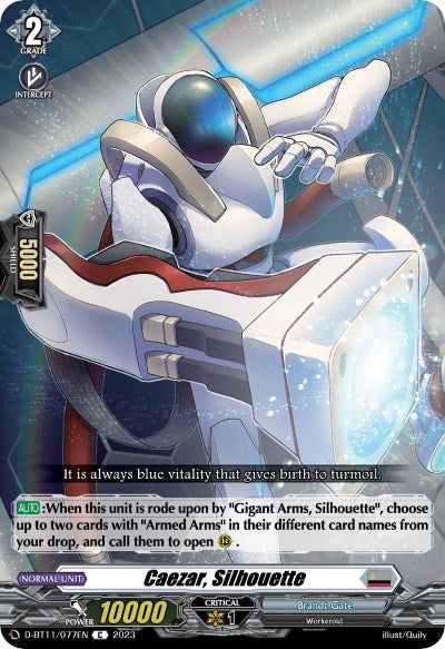 Caezar, Silhouette (D-BT11/077EN) [Clash of the Heroes]