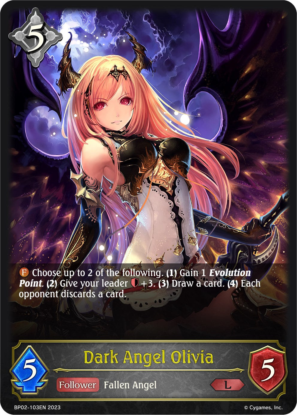 Dark Angel Olivia (BP02-103EN) [Reign of Bahamut]