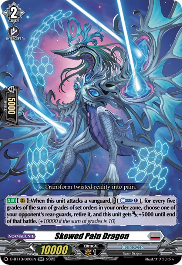 Skewed Pain Dragon (D-BT13/026EN) [Flight of Chakrabarthi]