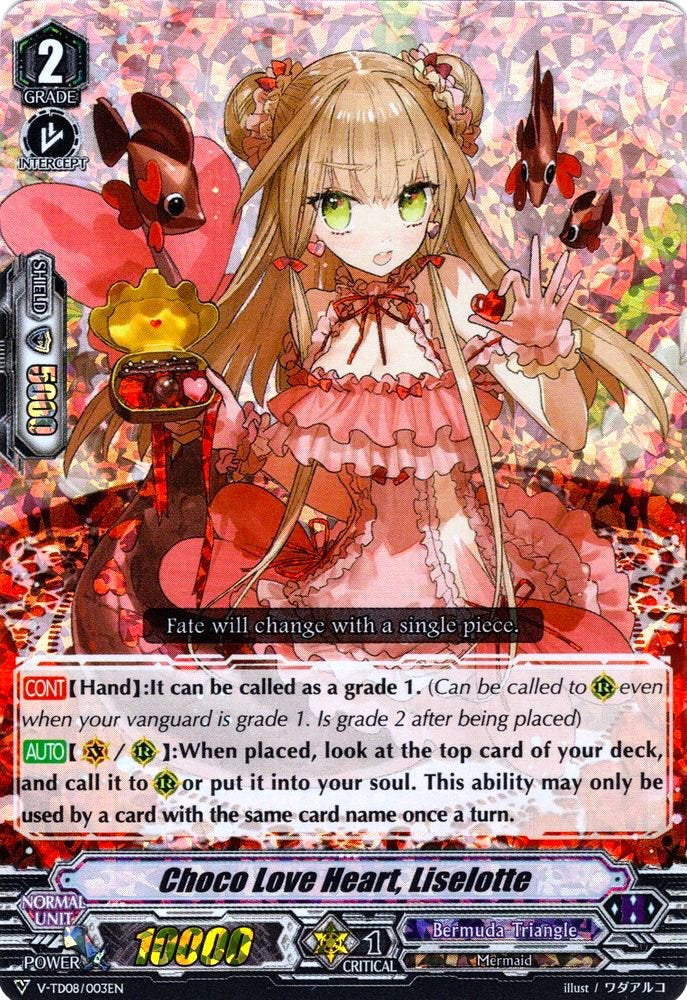 Choco Love Heart, Liselotte (Parallel Foil) (V-TD08/003EN) [Schokolade Melody]