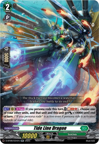 Tide Line Dragon (D-BT09/034EN) [Dragontree Invasion]