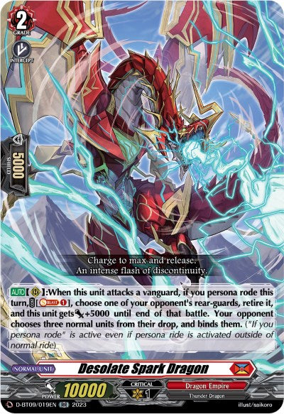 Desolate Spark Dragon (D-BT09/019EN) [Dragontree Invasion]