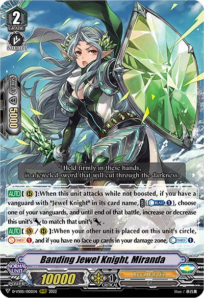 Banding Jewel Knight, Miranda (D-VS05/002EN) [V Clan Collection Vol.5]