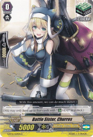 Battle Sister, Churros (G-BT12/059EN) [Dragon King's Awakening]