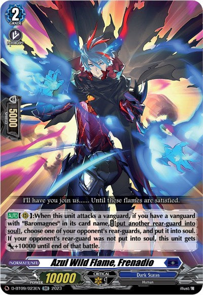 Azul Wild Flame, Frenadio (D-BT09/023EN) [Dragontree Invasion]