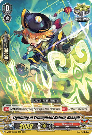 Lightning of Triumphant Return, Reseph (D-VS03/042EN) [V Clan Collection Vol.3]
