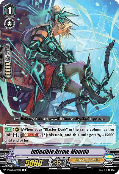 Inflexible Arrow, Muorda (V-EB12/023EN) [Team Dragon's Vanity]