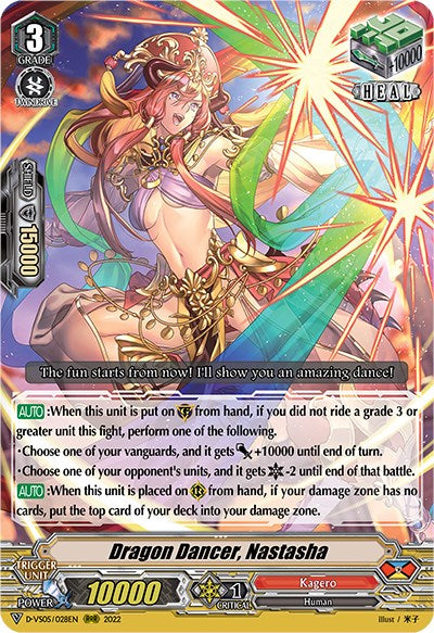 Dragon Dancer, Nastasha (D-VS05/028EN) [V Clan Collection Vol.5]