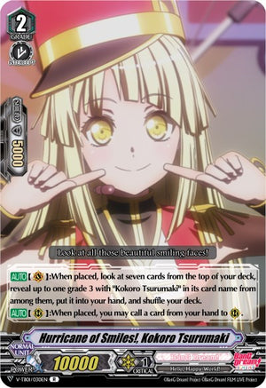 Hurricane of Smiles!, Kokoro Tsurumaki (Parallel Foil) (V-TB01/030EN) [BanG Dream! FILM LIVE]