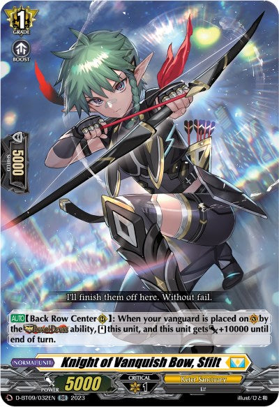 Knight of Vanquish Bow, Sfilt (D-BT09/032EN) [Dragontree Invasion]