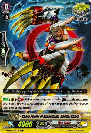 Sharp Points of Breakdown, Vandal Sharp (Hot Stamped) (V-SS01/044EN) [Premium Collection 2019]
