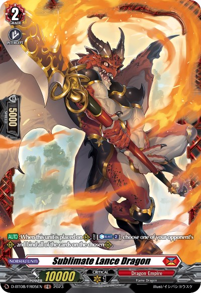 Sublimate Lance Dragon (D-BT08/FR05EN) [Minerva Rising]